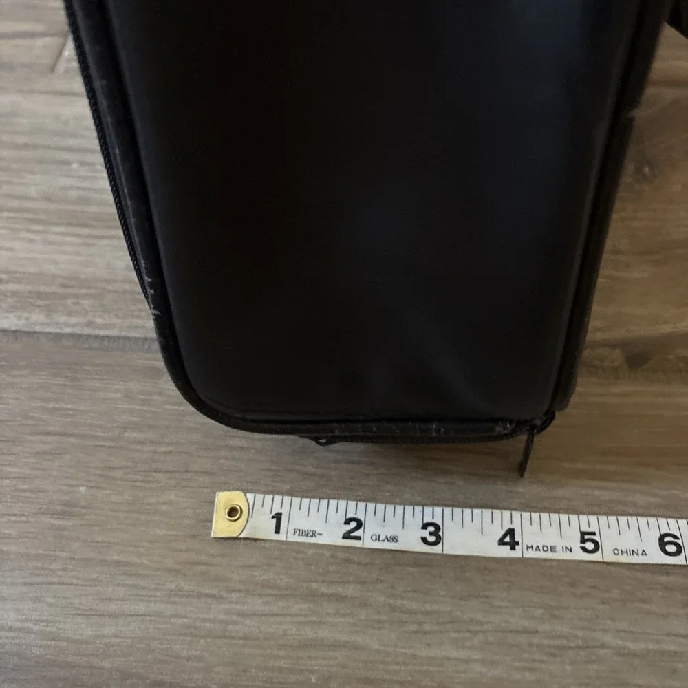 Black ? Leather Camera Bag